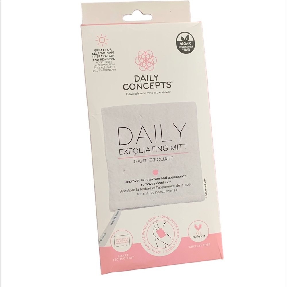 NWT Daily Concepts Daily Exfoliation Mitt